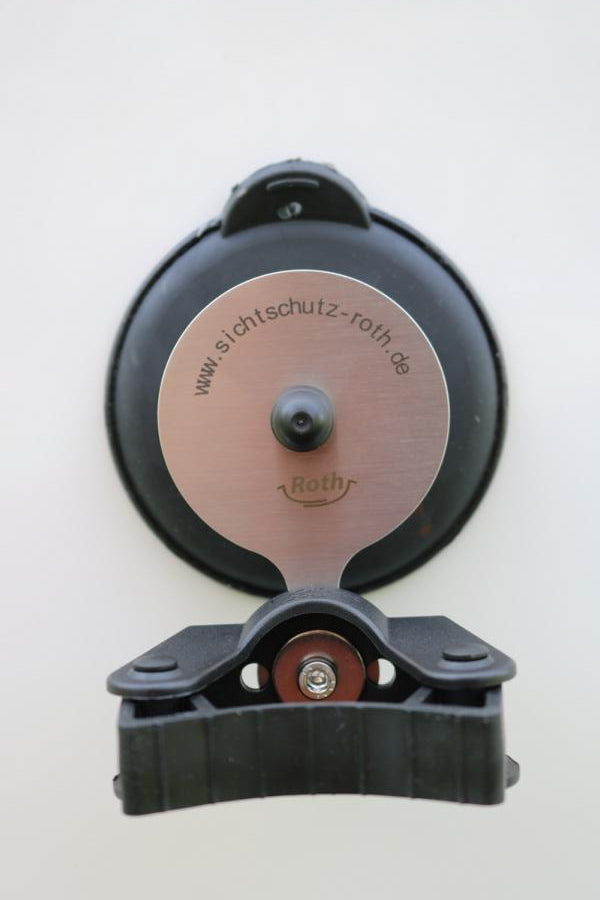 Draufsicht auf starren Brausehalter