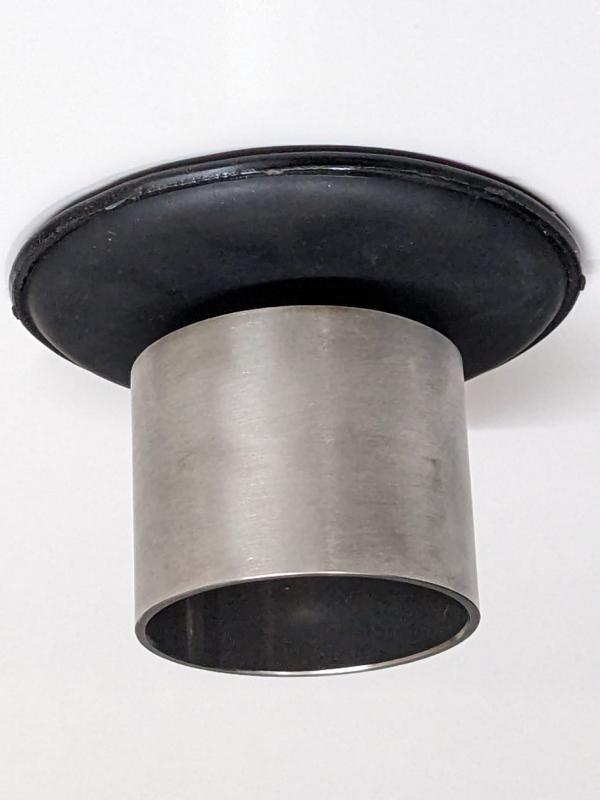 Roth textured suction cup with tube adapter for Starlink for rough and curved surfaces