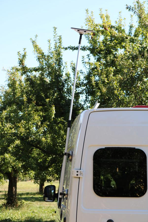 Roth Saugnapf-Teleskop-Halterung 360° für Starlink Antenne an Kastenwagen & Campervan & Reisemobil