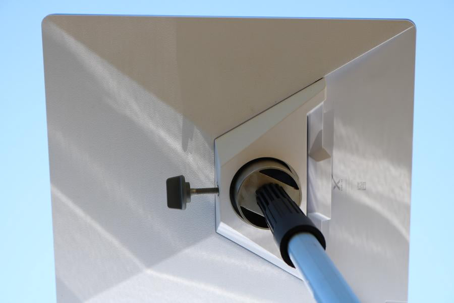 Roth Saugnapf-Teleskop-Halterung 360° für Starlink Antenne an Kastenwagen & Campervan & Reisemobil