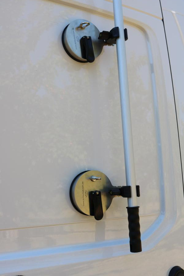 Roth Saugnapf-Teleskop-Halterung 360° für Starlink Antenne an Kastenwagen & Campervan & Reisemobil